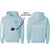 Morgan School x Morgan's Message HUMAN> ATHLETE Zen Zip Hoodie chambray blue