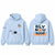 LutzGO x BLV N U Wave Ze Zip hoodie-chambray blue, ivory, cool gray or black