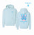 JEDXCHILL Raise of Hope Chambray Blue Zen Zip Hoodie