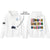 FLG X MORGAN'S MESSAGE MENTAL FITNESS MATTERS WHITE ZEN ZIP HOODIE