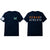 FLG X MORGAN'S MESSAGE HUMAN> ATHLETE NAVY TEE