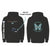 FLG x MORGAN'S MESSAGE TAKE A SHOT AT MENTAL HEALTH BLACK ZEN ZIP HOODIE