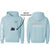 FLG x MORGAN'S MESSAGE HUMAN > ATHLETE CHAMBRAY ZEN ZIP HOODIE