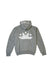 Zen Zip Serenity Applique-Heather Grey/White