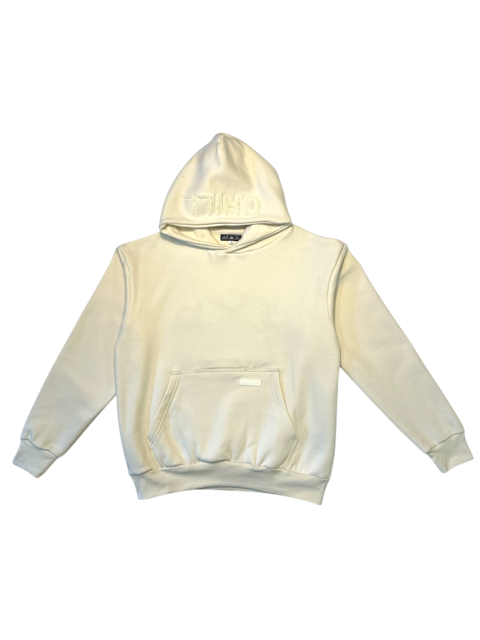 Zen Zip Embossed Hoodie in Bermuda Pink | Chill Life – chill