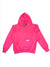 Zen Zip Chenille Applique Hoodie - Bermuda Pink