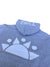 Zen Zip Serenity Applique-Heather Grey/White