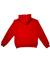 Zen Zip Chenille Applique Hoodie - Cherry Red