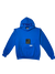 Chenille Appliqué ZEN ZIP Hoodie – Sapphire Blue