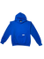Chenille Appliqué ZEN ZIP Hoodie – Sapphire Blue