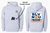 BLV N U Wave Ze Zip hoodie-chambray blue, ivory, cool gray or black