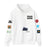 LIMITED EDITION ZEN ZIP Together for Mental Fitness x Big Game Sweatshirt - White PRE ORDER FOR MARCH 30th DELIVERY