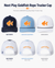 next play goldfish rope trucker cap-navy,white or columbia blue- collab with The Game