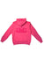 Zen Zip Chenille Applique Hoodie - Bermuda Pink
