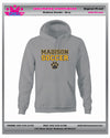 MADISON SOCCER HOODIE-BLACK,GOLD OR GRAY