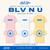 BLV N U tee- white,pink or blue