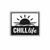 Logo with 'CHILL life' text and a sun and wave design on a white background