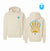 JEDXCHILL Rise n Shine Ivory Zen Zip Hoodie