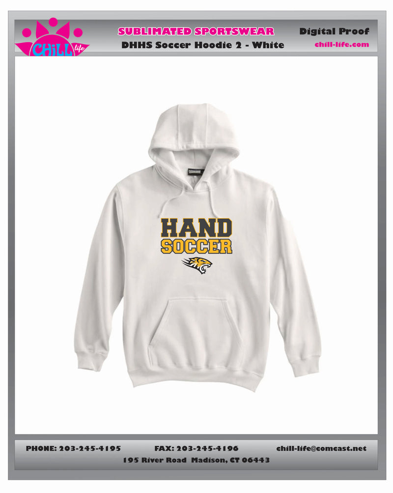 HAND Soccer Hoodie-Black OR Gray OR White OR GOLD