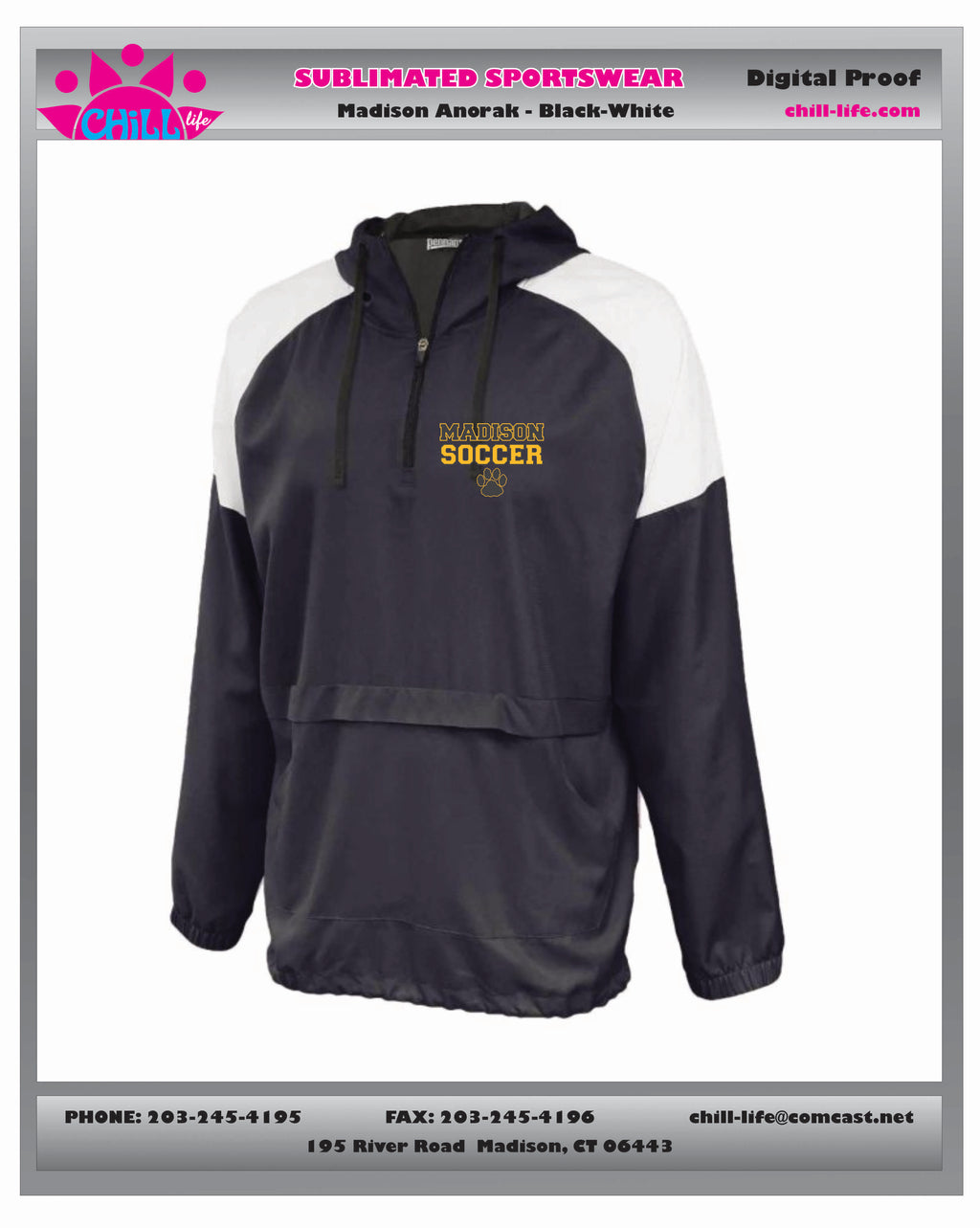 MADISON YOUTH SOCCER ATTACK ANORAK