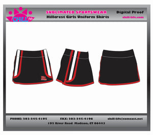 Hillcrest Lacrosse Girls Game Uniform Skort