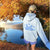 Zen Zip Chenille Applique-Hydrangea Blue