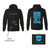 JEDXCHILL Sunshine State of Mind Black Zen Zip Hoodie