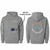 LILJ x MORGAN'S MESSAGE NORMALIZE THE TALK GREY ZEN ZIP HOODIE