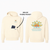 LILJ X MORGAN'S MESSAGE IVORY RISE AND SHINE ZEN ZIP HOODIE