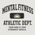 Mental Fitness Athletic Department Your Mind Is Your Strongest Muscle Tee