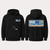 NVR GV UP WAVES ZENIP HOODIE-CHAMBRAY, COOL GREY, BLACK OR IVORY