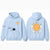 LutzGO x play with joy mental fitness zen zip hoodie-cool grey, chambray, black or ivory