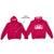TOP TIER FUSCHIA/BUBBLEGUM PINK ZEN ZIP APPLIQUE HOODIE