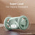 Clocky-Loud Alarm Clock On Wheels For Heavy Sleepers (Slate) OR (Sage)