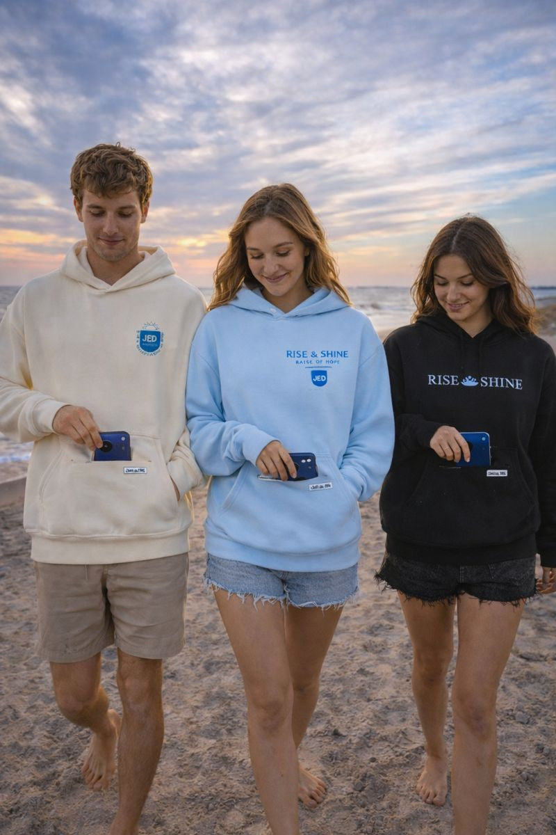 Chill Life JED hoodie group