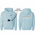 LILJ x MORGAN'S MESSAGE HUMAN>ATHLETE CHAMBRAY ZEN ZIP HOODIE