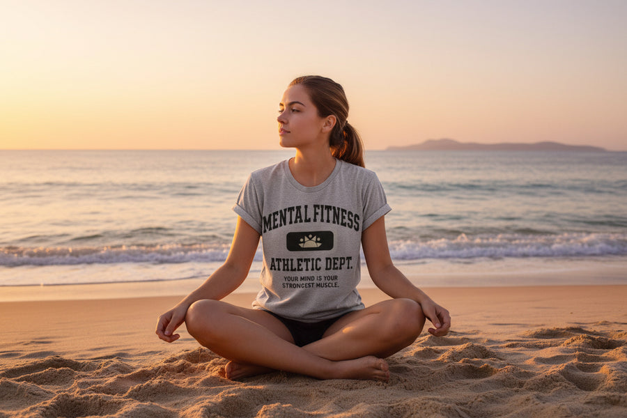 Mental Fitness Athletic Department Your Mind Is Your Strongest Muscle Tee