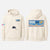 LutzGO x NVR GV UP WAVES ZENIP HOODIE-CHAMBRAY, COOL GREY, BLACK OR IVORY
