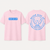 nvr gv up tee- pink, yellow or white