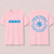 SET THE TONE Lead By Example tee- pink,white or yellow