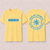 SET THE TONE Lead By Example tee- pink,white or yellow