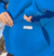 Chenille Appliqué ZEN ZIP Hoodie – Sapphire Blue