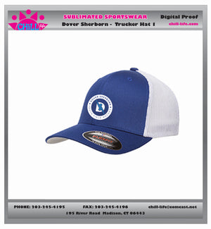 DOVER SHERBORN FIELD HOCKEY 06 Yupoong Adult 5-Panel Classic Trucker Cap