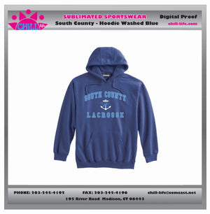 South County Lacrosse Hoodie-NAVY,GRAY,WASHED BLUE