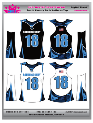 South County Youth Lacrosse Girls Game Reversible
