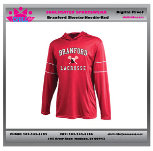 Branford Youth Lacrosse Long Sleeve Daytona Shooter Shirt
