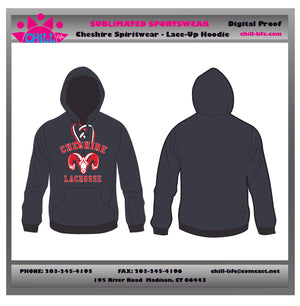 Cheshire Lacrosse Lace Up Hoodie