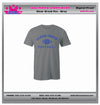 CLEAR CREEK FOOTBALL COTTON TEE-ROYAL AND GRAY