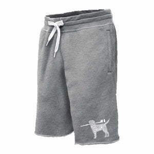 CREW SWEAT SHORT WITH DOG WITH OAR