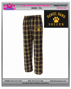 Daniel Hand Soccer Flannel PJS-PAW
